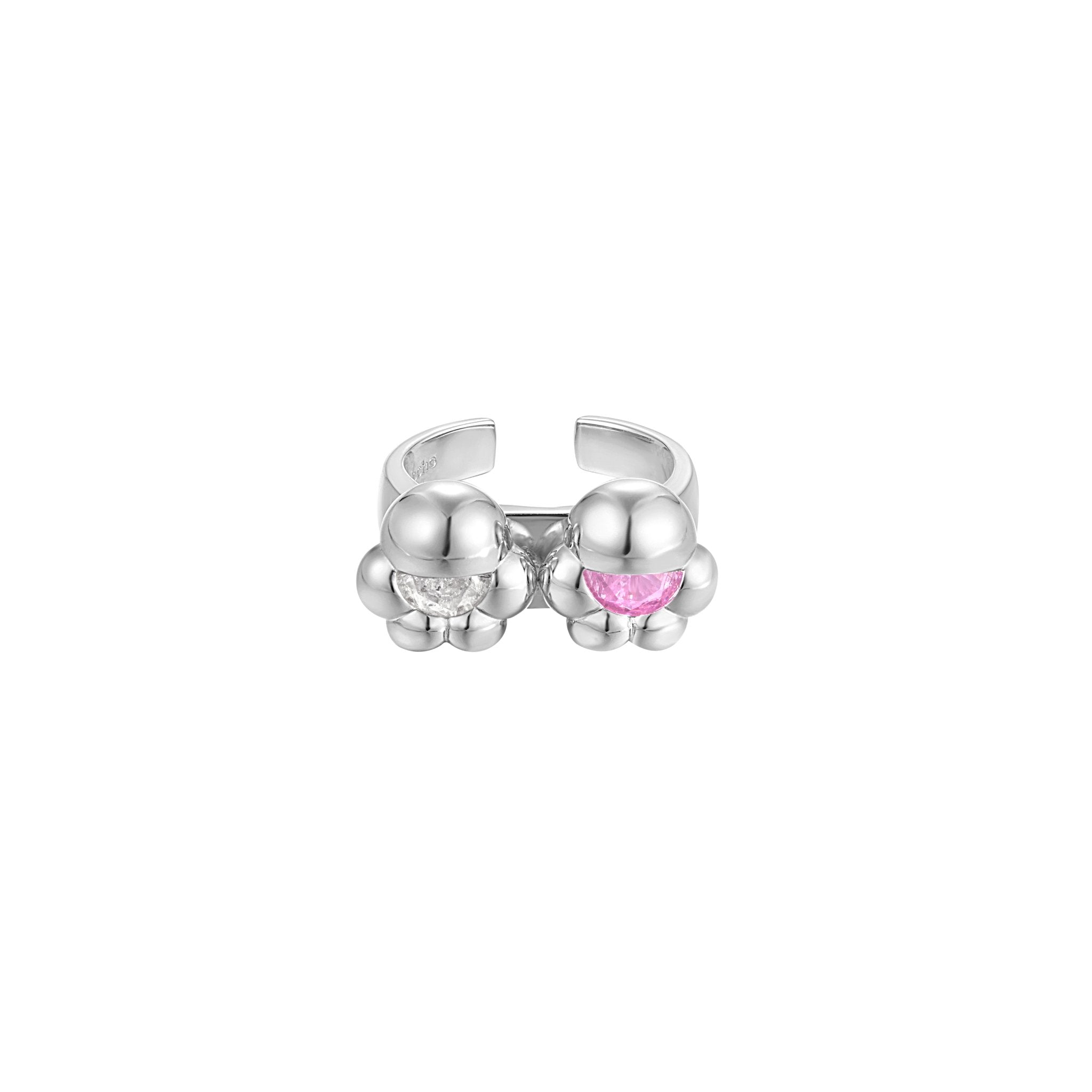 LOST IN ECHO Yetti Snow Monster Ring Pink | MADA IN CHINA
