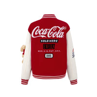 13DE MARZO 13 De Marzo Coca Cola Bear Baseball Jacket | MADA IN CHINA