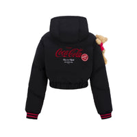13DE MARZO 13DE MARZO Coca-Cola Bear Hooded Down Jacket | MADA IN CHINA