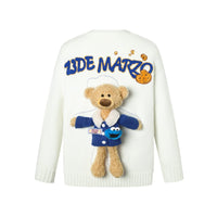 13 DE MARZO 13DE MARZO x Sesame Street Cookie Monster Sweater Cardigan | MADA IN CHINA