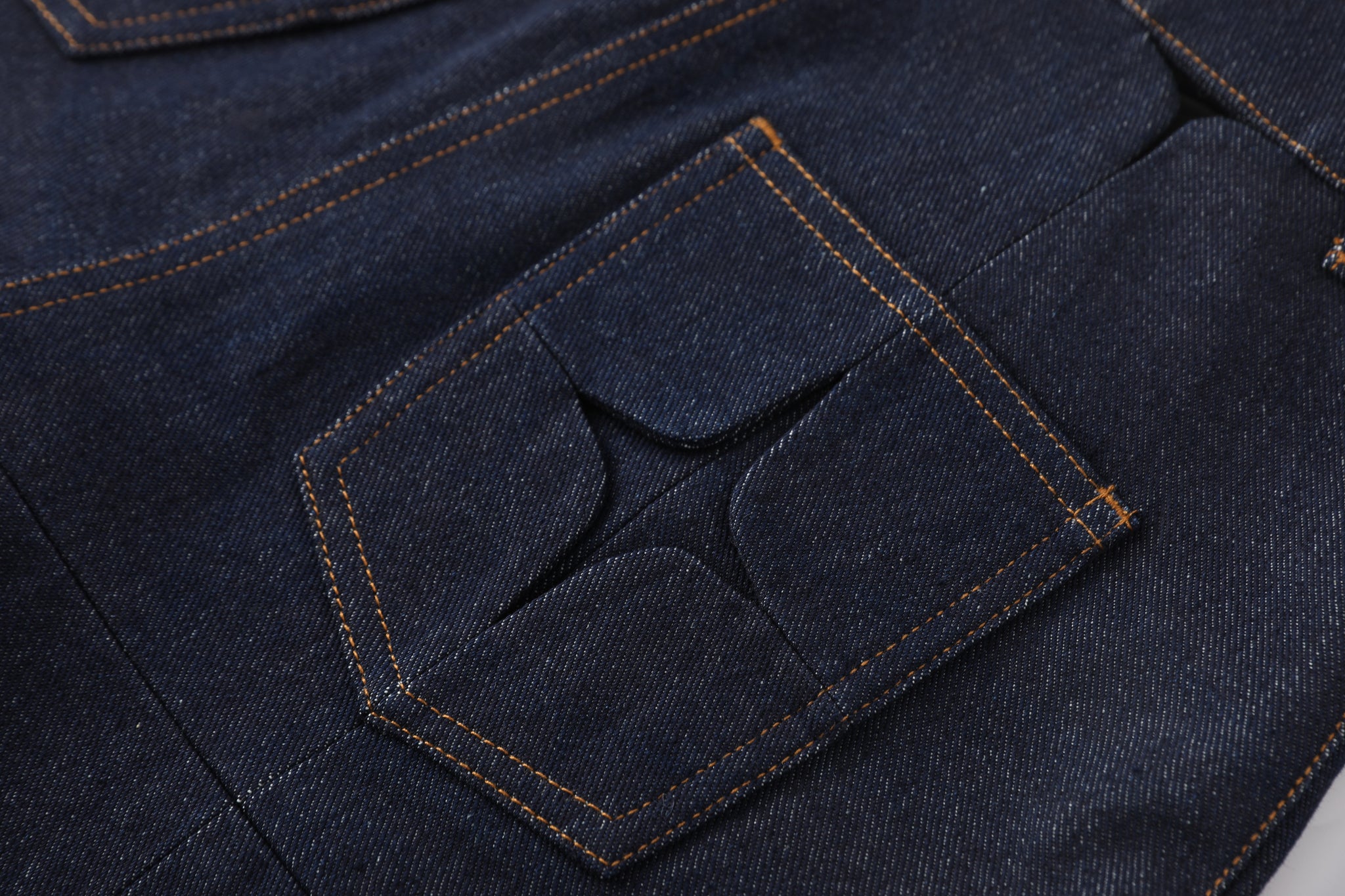 Denim Cut-out Detail Shorts