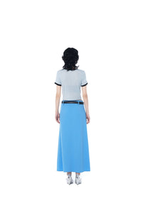 ICE DUST Acetate Maxi Skirt | MADA IN CHINA