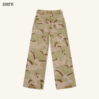 SMFK Ancient Myth Camouflage Desert Wide-Leg Jeans | MADA IN CHINA