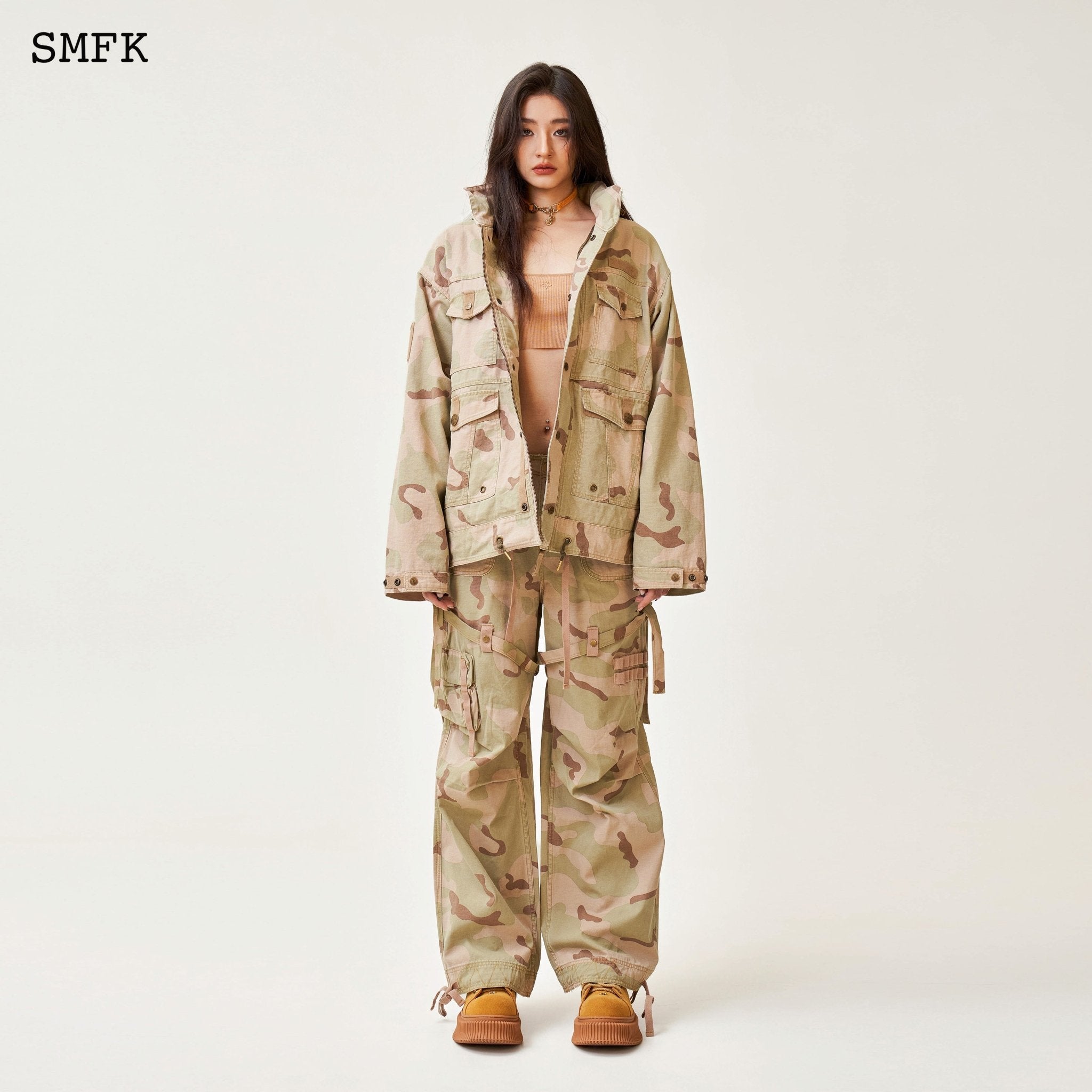 SMFK Ancient Myth Cobra Desert Camouflage Workwear Jacket | MADA IN CHINA