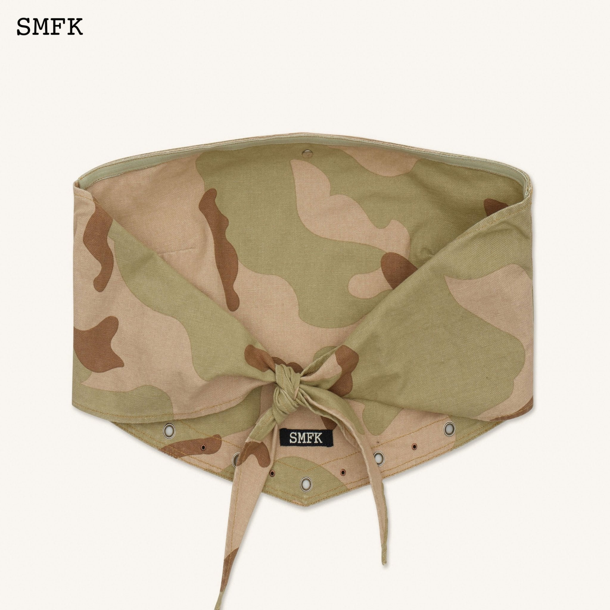 SMFK Ancient Myth Desert Camouflage Bandeau Tube Top | MADA IN CHINA
