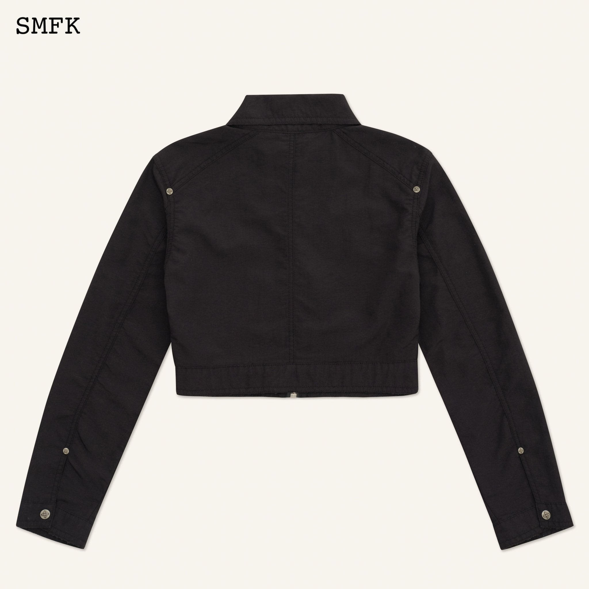 SMFK Ancient Myth Panther Workwear Black Short Jacket | MADA IN CHINA