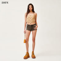 SMFK Ancient Myth Temple Garden Bandeau Tube Top | MADA IN CHINA