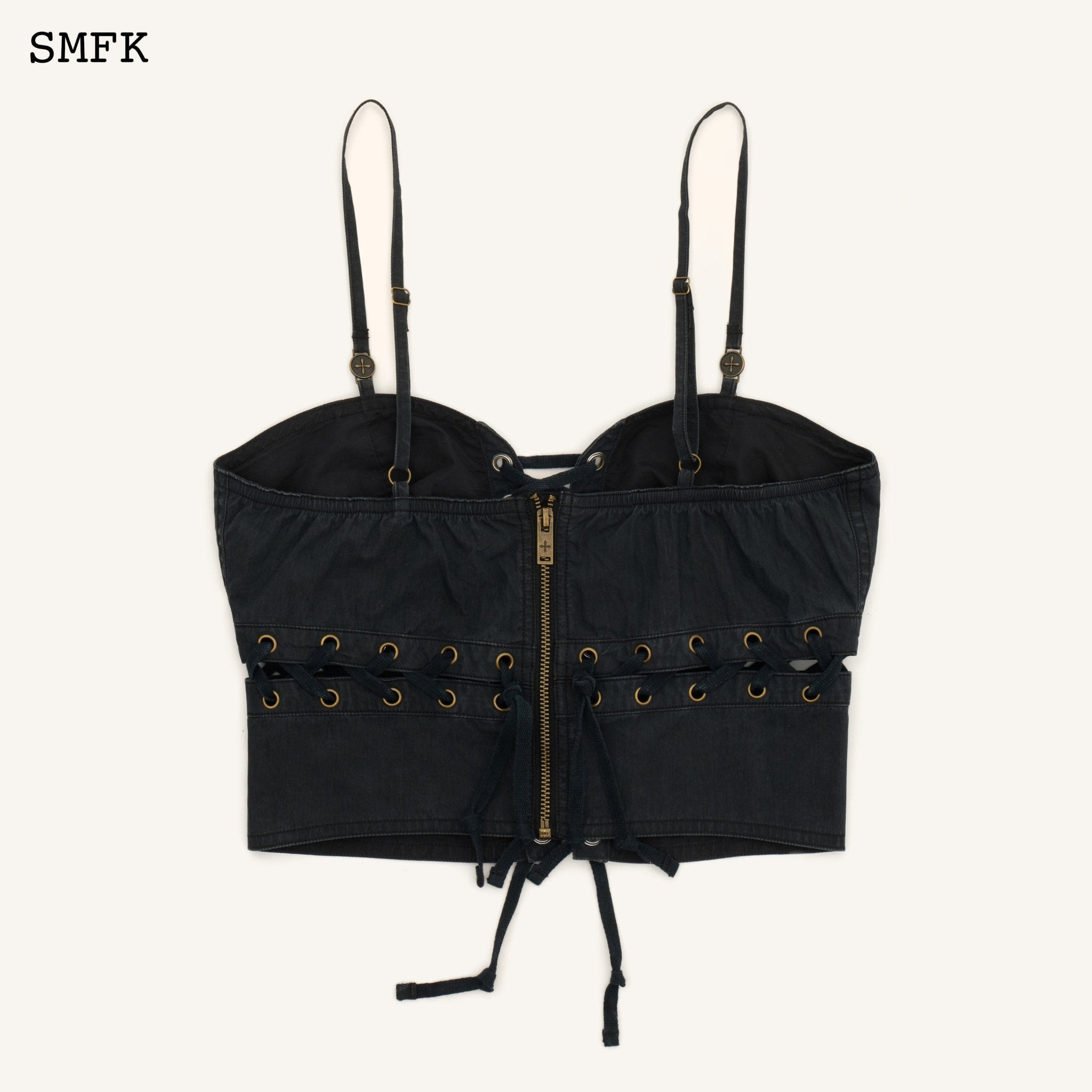 SMFK Ancient Myth Viper Cross Workwear Vest Top In Black | MADA IN CHINA