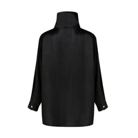 Ther. Asymmetric High-Necked Shirt | MADA IN CHINA