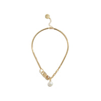 LOST IN ECHO Baroque Pull Ring Necklace Gold | MADA IN CHINA