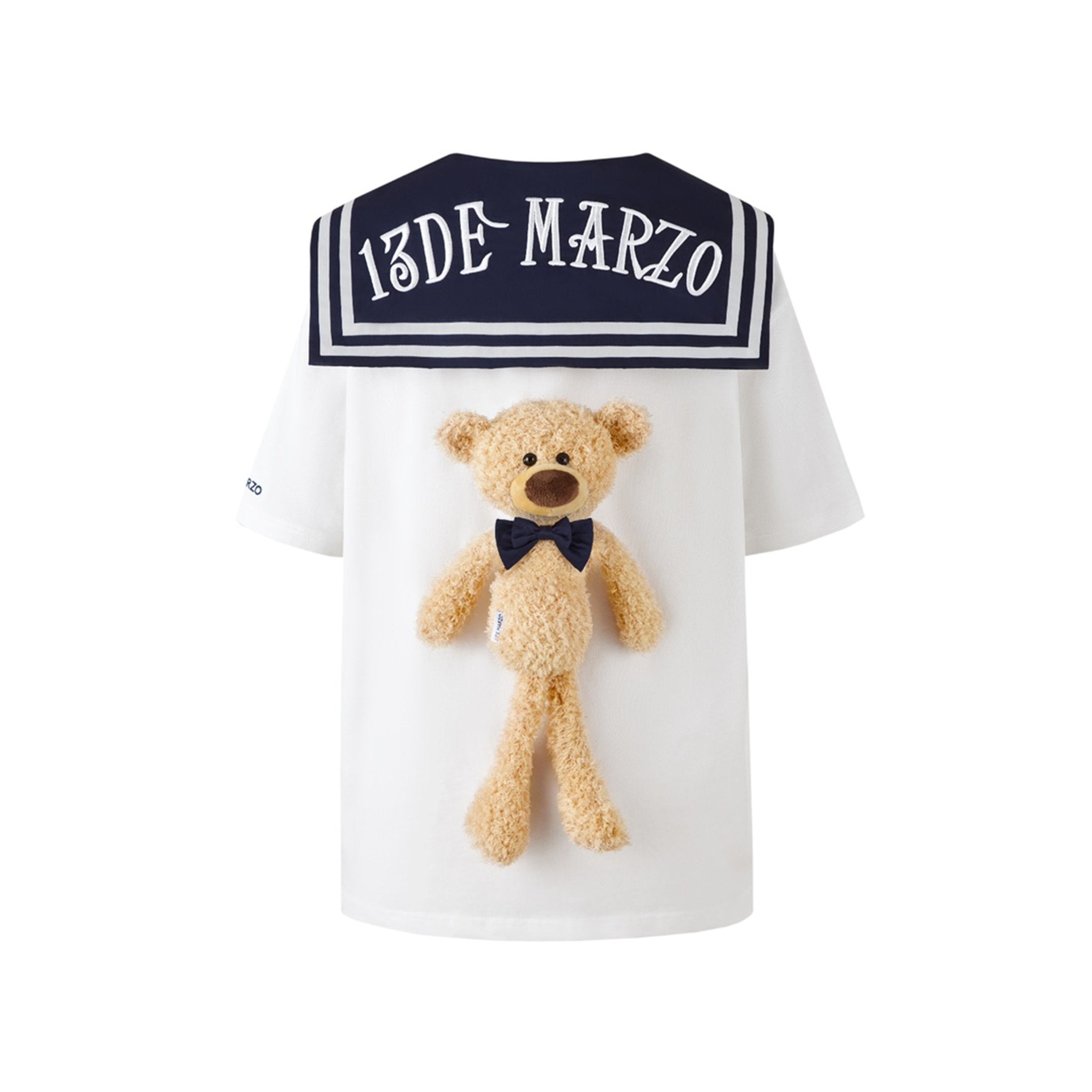 13DE MARZO Bear Sailor T-shirt Vanilla Ice | MADA IN CHINA