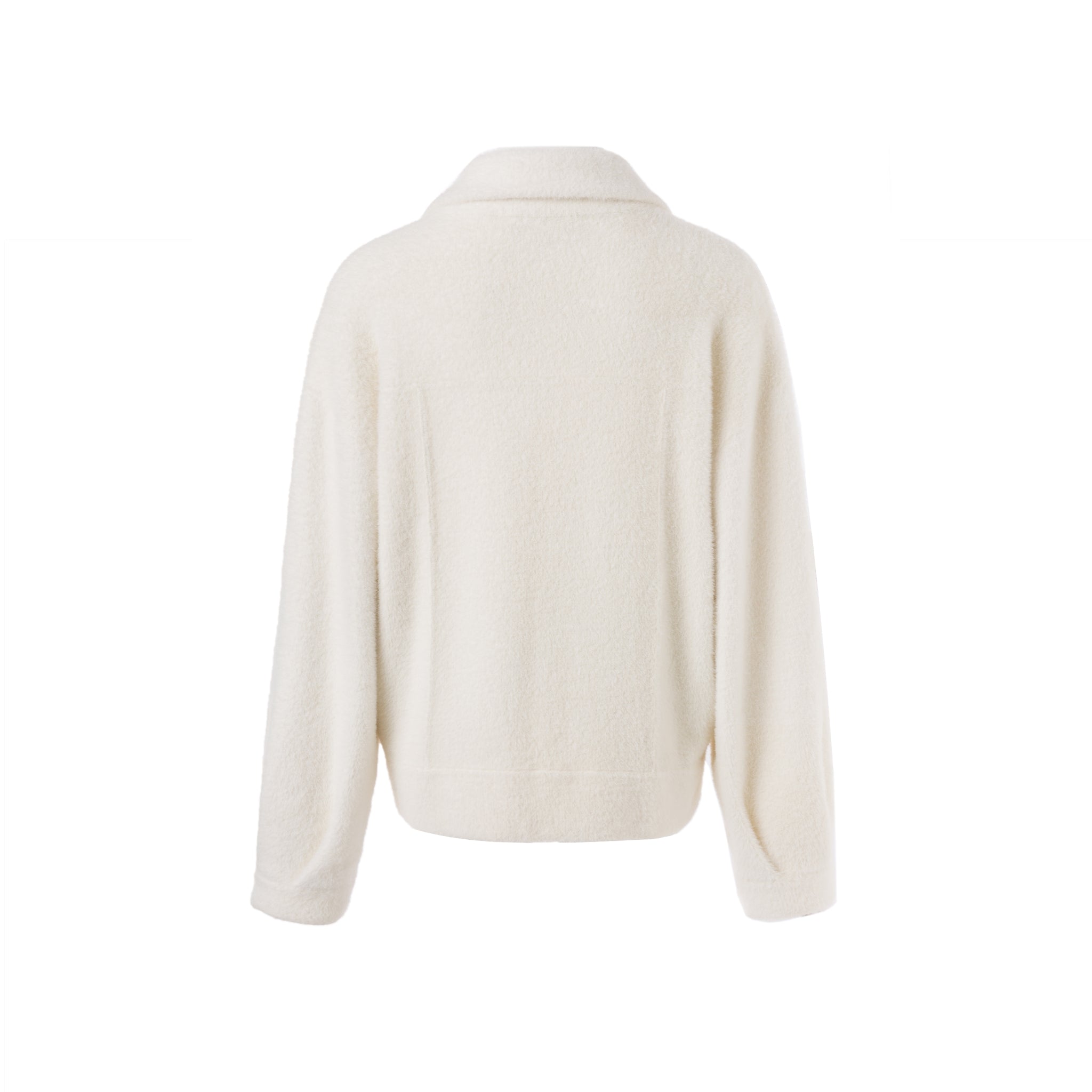Ther. Beige Knitted Jacket | MADA IN CHINA