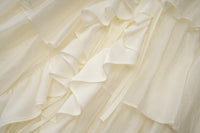 ARTE PURA Beige Multiple Layers Dress In Square Collar | MADA IN CHINA