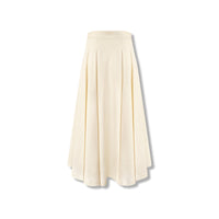 AIMME SPARROW Beige Pleated Skirt | MADA IN CHINA