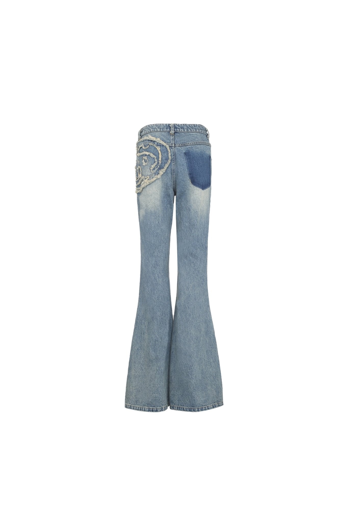 ANN ANDELMAN Bell Bottoms Jeans Blue | MADA IN CHINA