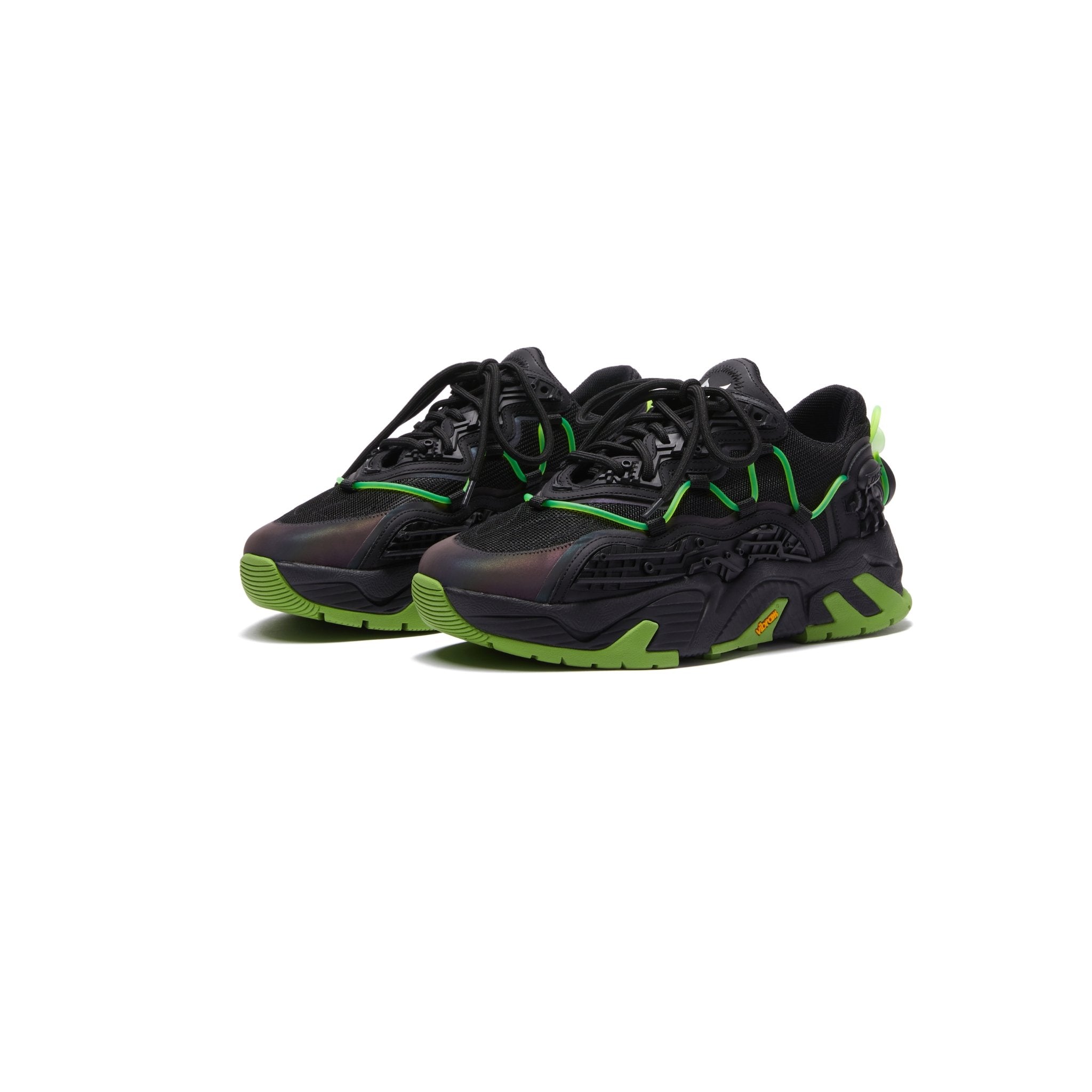 OGR Bioenergy Black Mecha Sneakers Light Shell | MADA IN CHINA