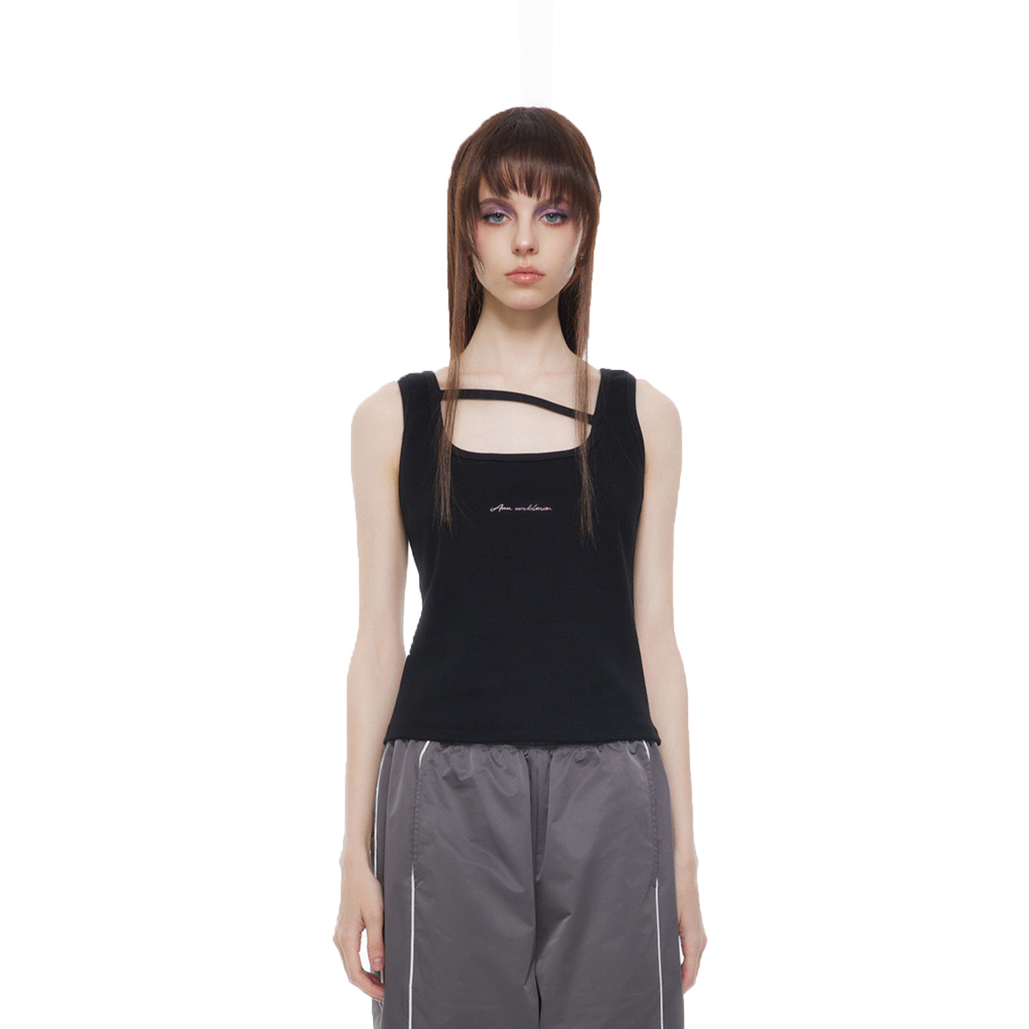 ANN ANDELMAN Black 520 Limited Tank Top | MADA IN CHINA