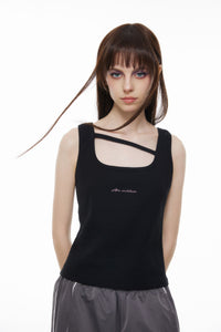 ANN ANDELMAN Black 520 Limited Tank Top | MADA IN CHINA