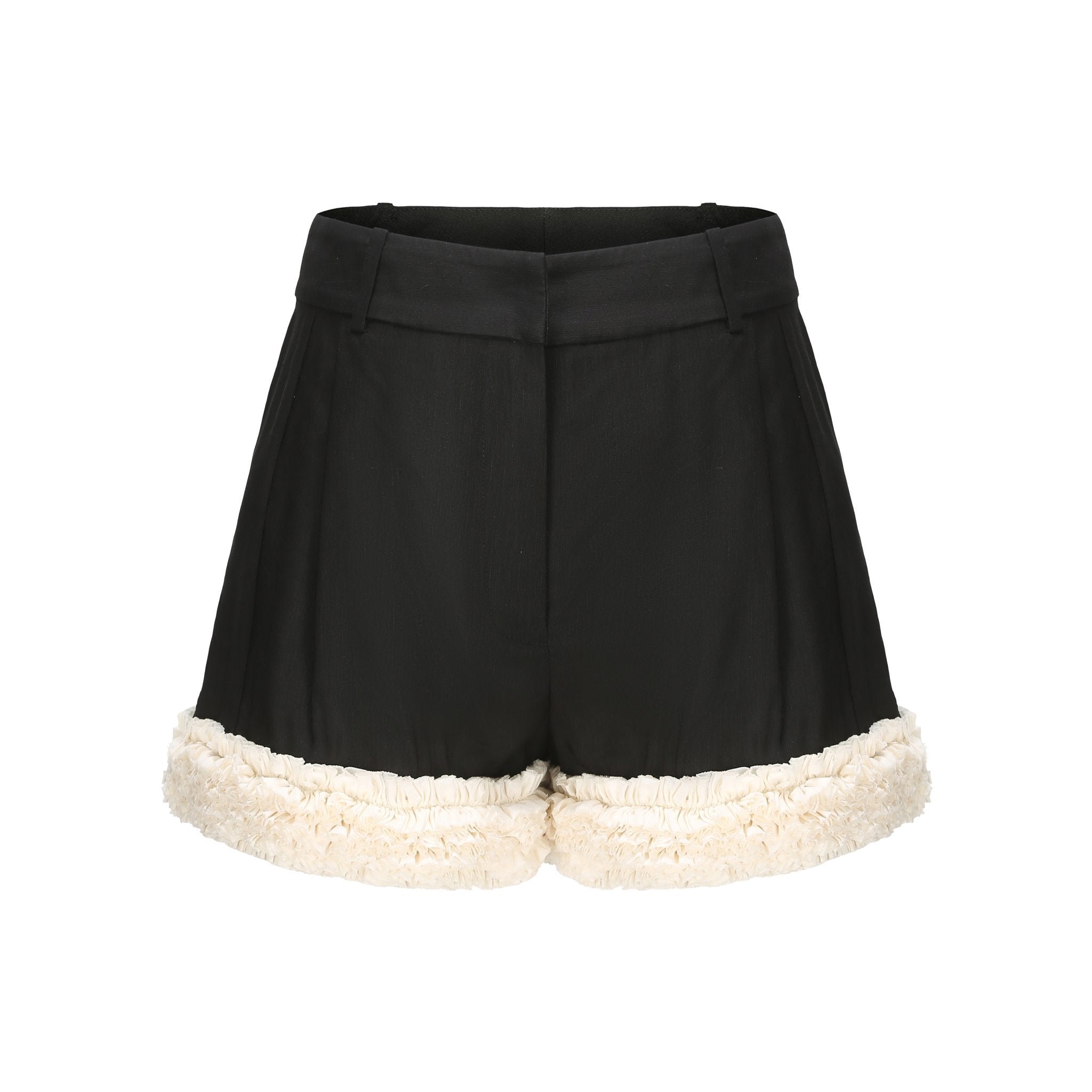 ELYWOOD Black And White Lace Shorts | MADA IN CHINA