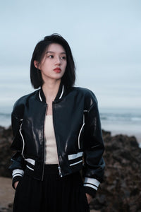 Alexia Sandra Black AS Leather Jacket | MADA IN CHINA