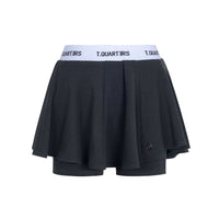 THREE QUARTERS Black Ballet Style Knitted Skort | MADA IN CHINA