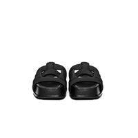 LOST IN ECHO Black Braided Striped Thick-soled Slippers | MADA IN CHINA
