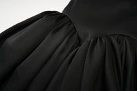 ARTE PURA Black Bud Shape Bandeau Dress With Chain Decoration | MADA IN CHINA