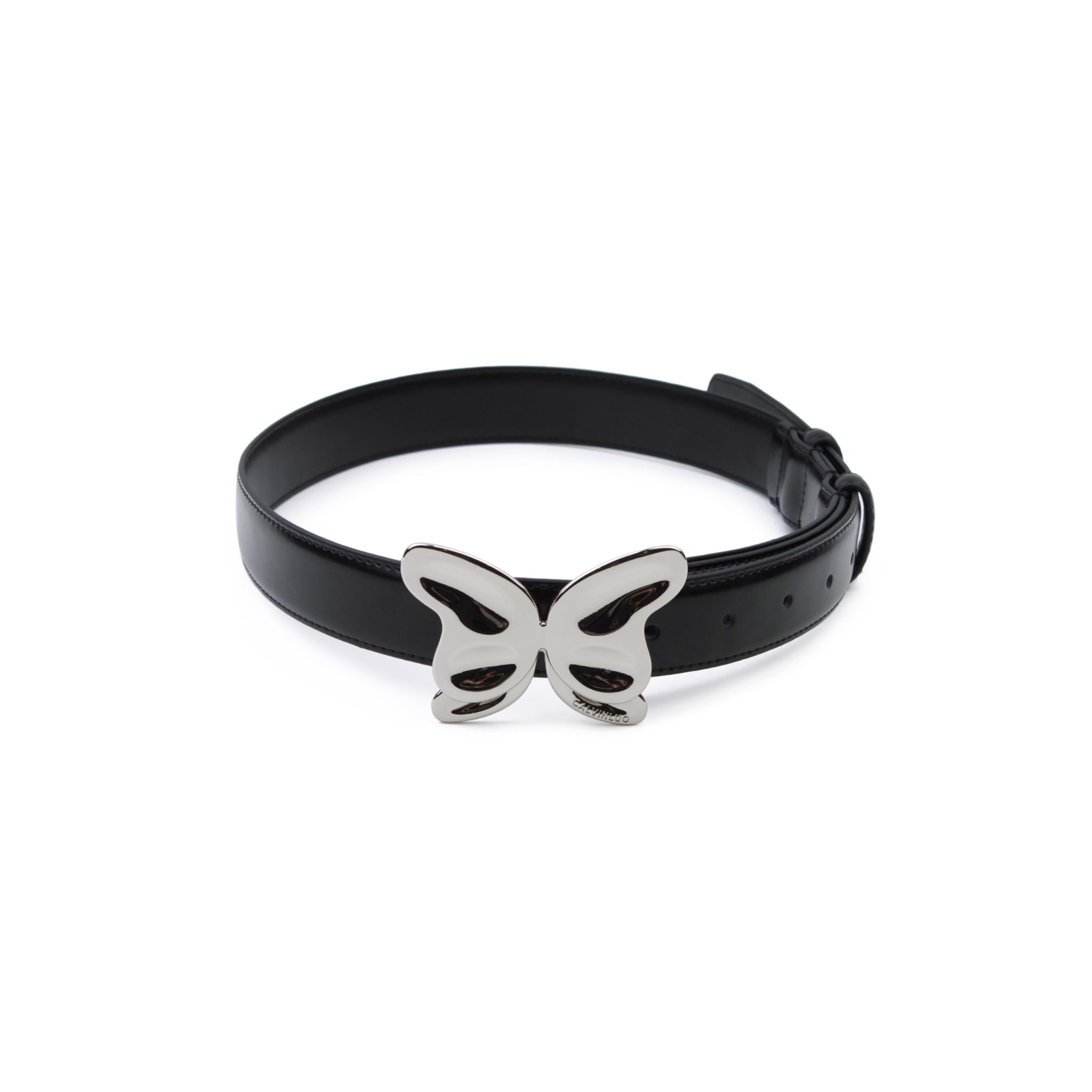 CALVIN LUO Black Butterfly Decorative Belt | MADA IN CHINA