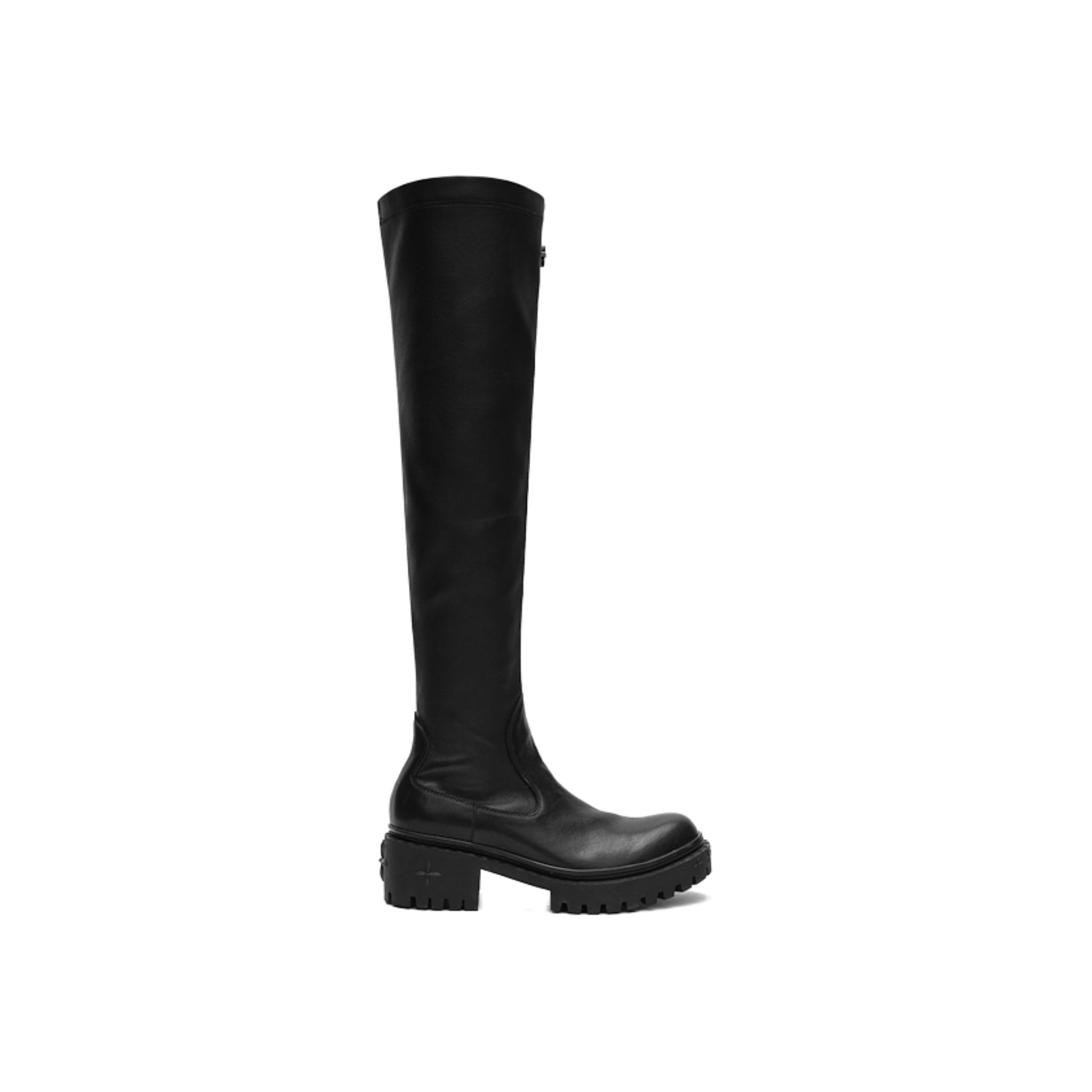 SMFK Black Compass Tall Military Boots | MADA IN CHINA