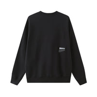ROARINGWILD Black Concept Print Sweatshirt | MADA IN CHINA