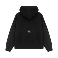 UNAWARES Black Customized Oversize Hooded Sweatshirt Logo Sweater | MADA IN CHINA