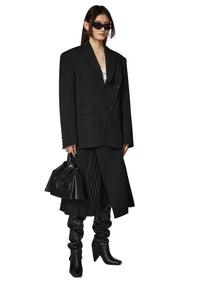 MARRKNULL Black Double Wear Blazer Jacket | MADA IN CHINA