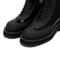 LOST IN ECHO Black Flower Heel Western Boots | MADA IN CHINA
