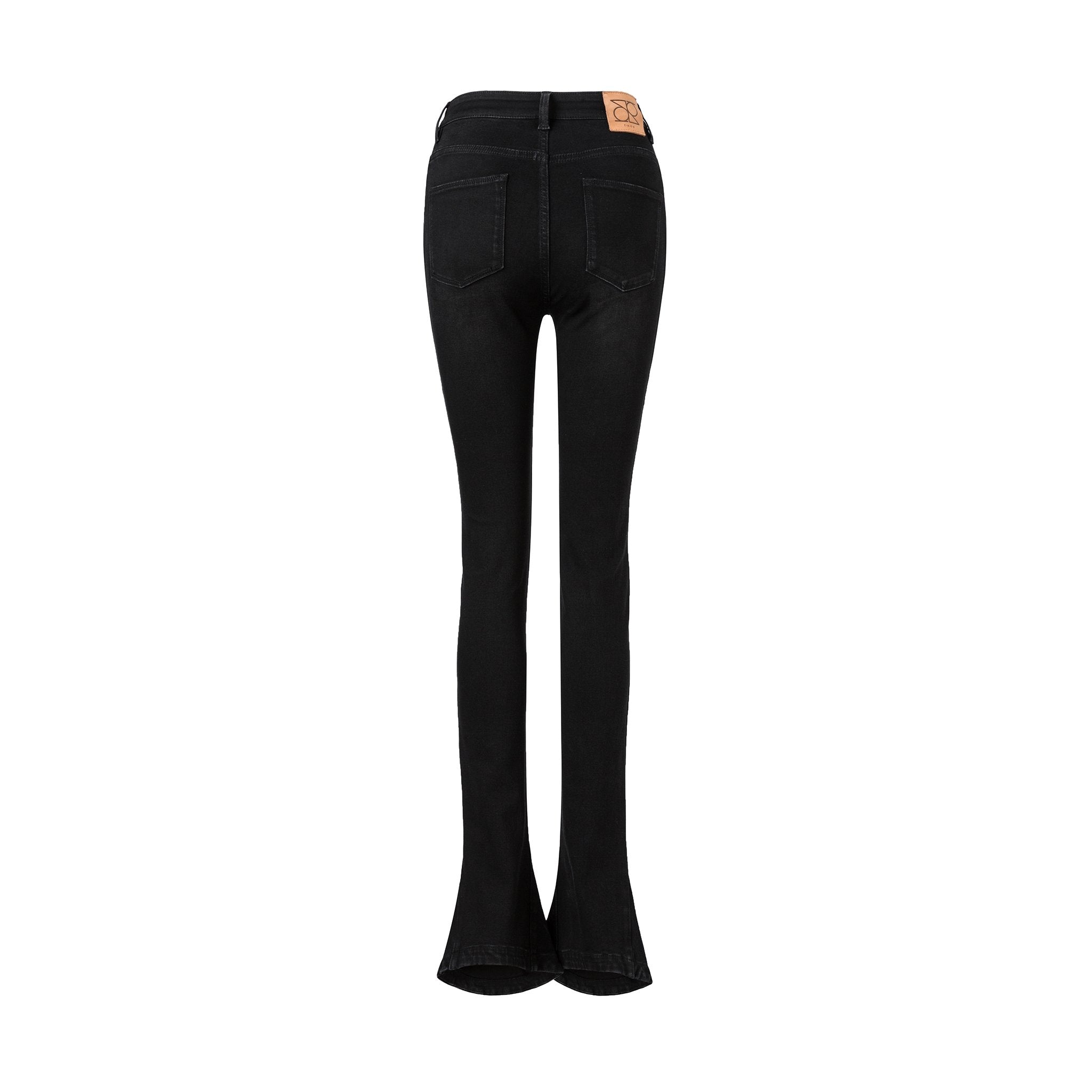 Ther. Black Horseshoe Jeans | MADA IN CHINA