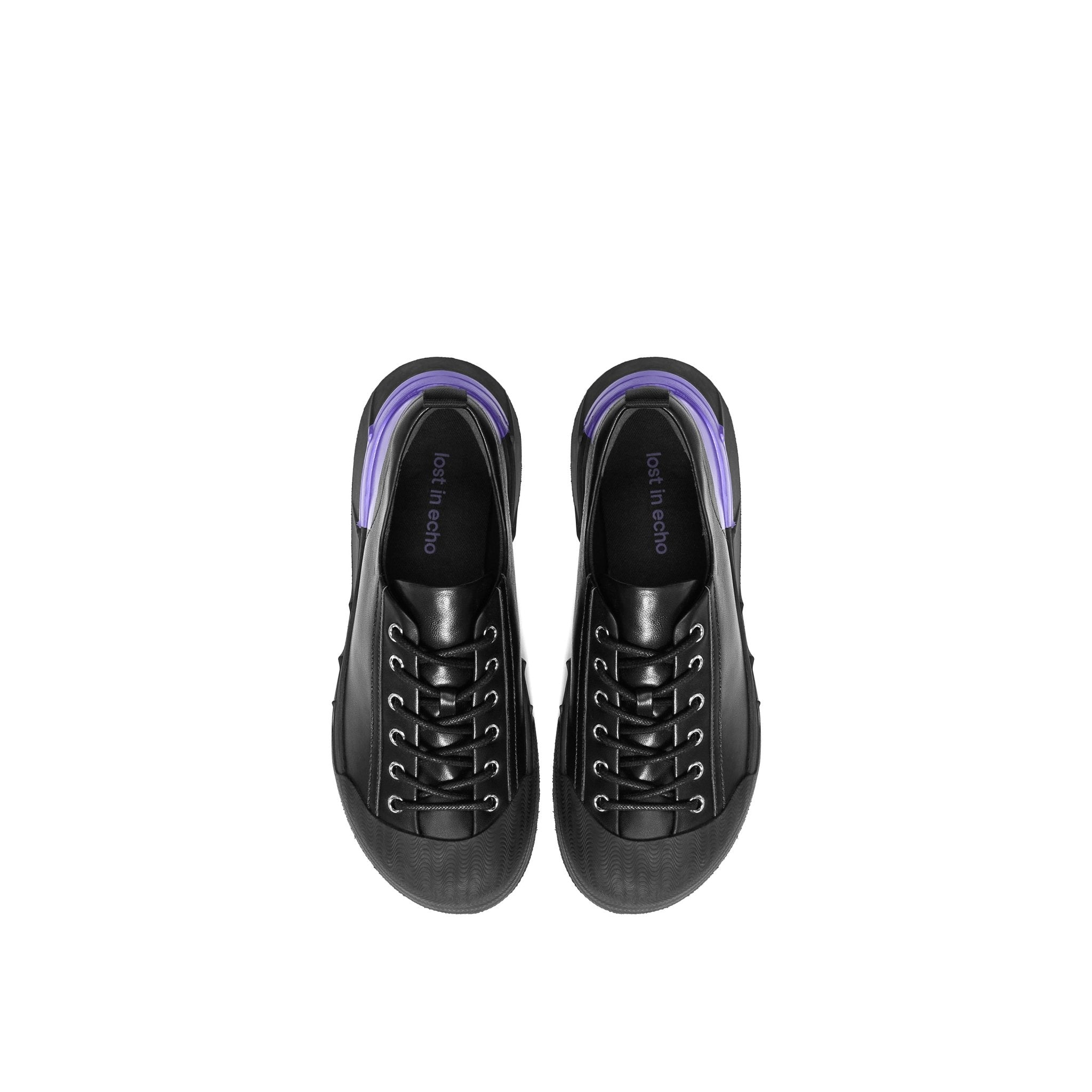 LOST IN ECHO Black Irregular Three-dimensional Printing Casual Shoes | MADA IN CHINA