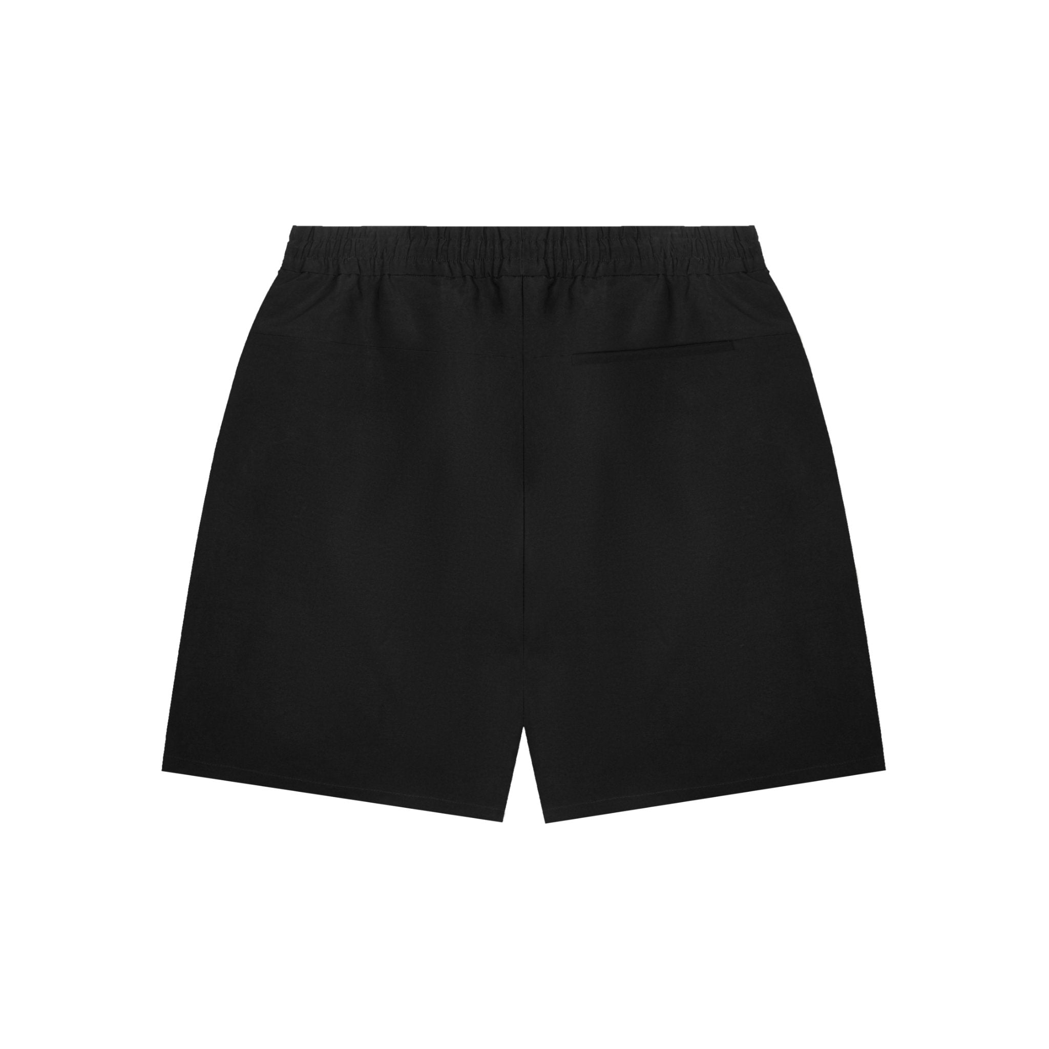 UNAWARES Black Jacquard Elastic Waist Loose Shorts | MADA IN CHINA