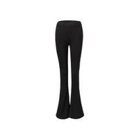 Ther. Black Knitted flared trousers | MADA IN CHINA