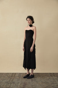 ELYWOOD Black Lace Bandeau Dress | MADA IN CHINA