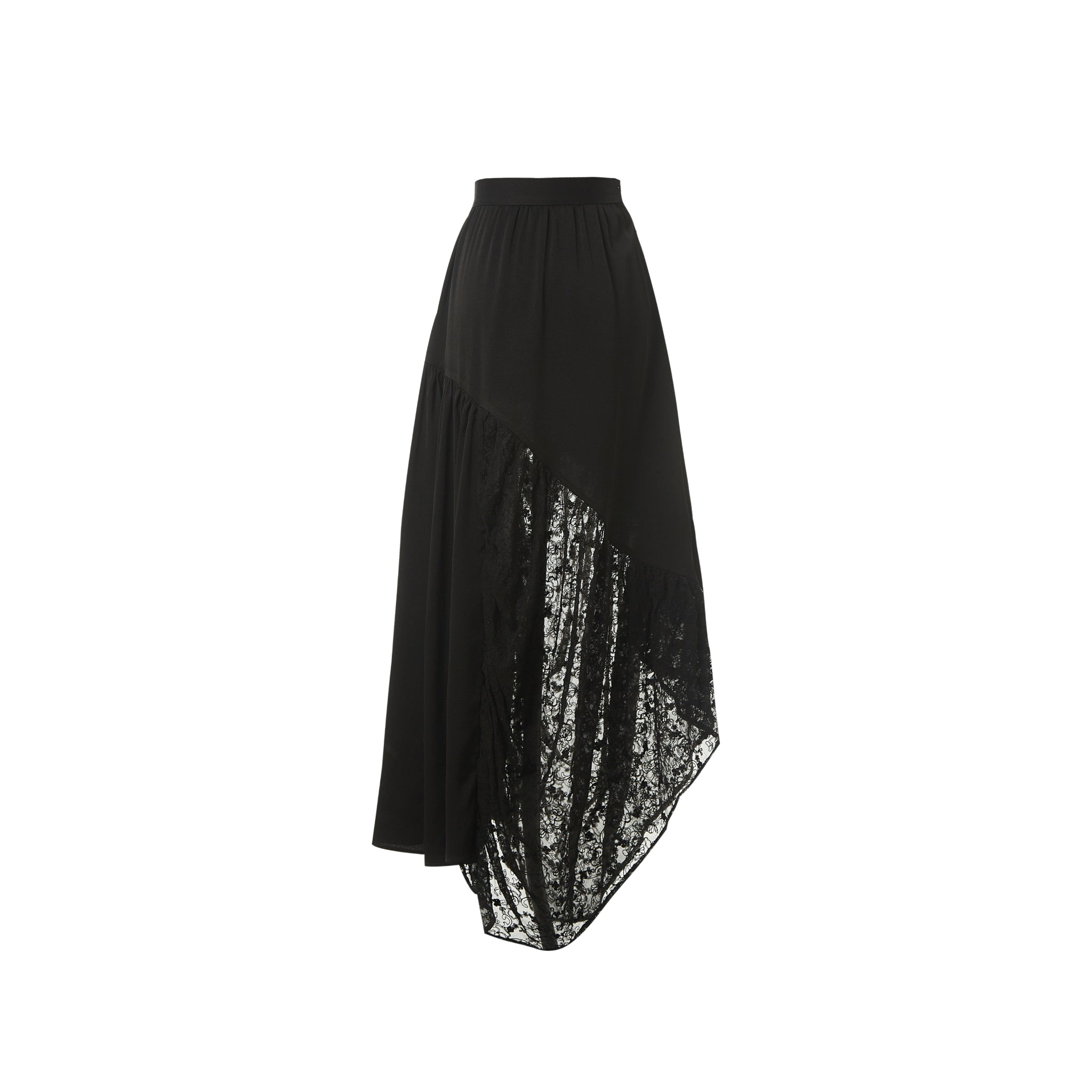 ELYWOOD Black Lace Long Skirt & MADA IN CHINA