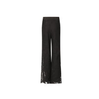 ELYWOOD Black Lace Straight Trousers | MADA IN CHINA