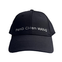 FENGCHEN WANG Black Logo Decorated Baseball Cap | MADA IN CHINA