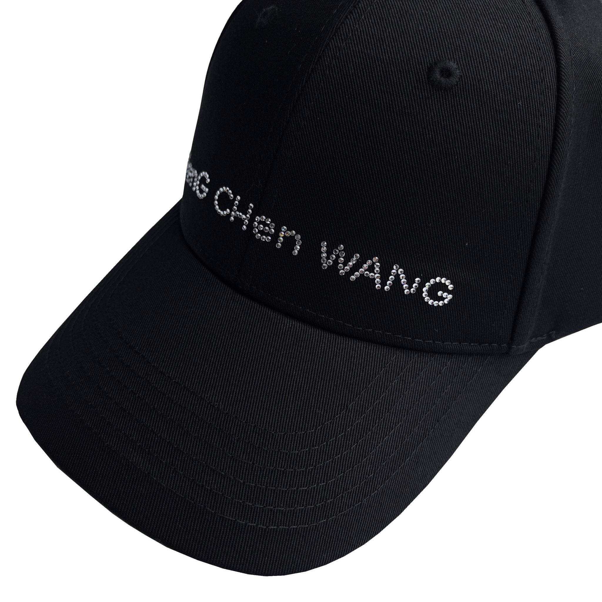 FENGCHEN WANG Black Logo Decorated Baseball Cap | MADA IN CHINA