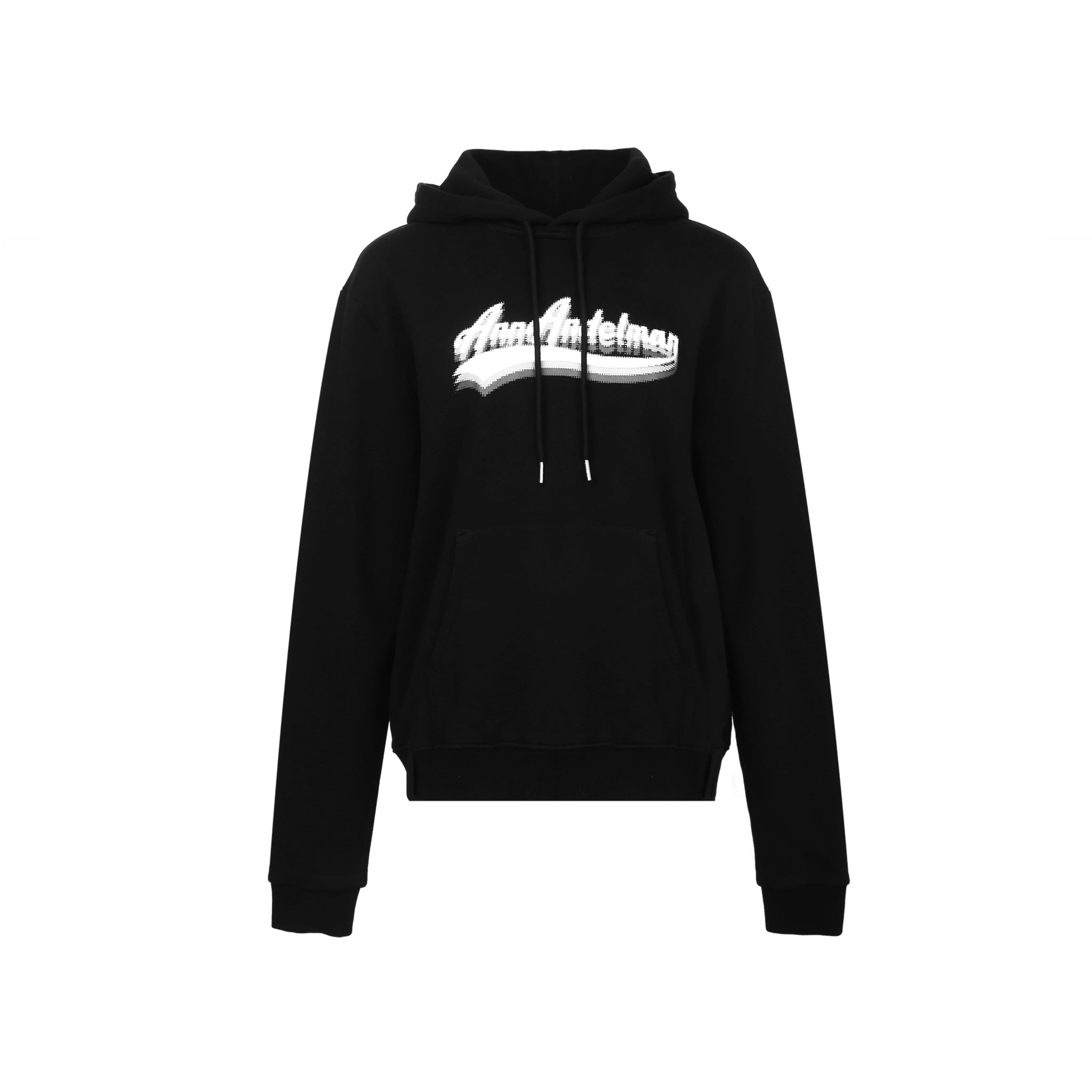 ANN ANDELMAN Black Logo Hoodie | MADA IN CHINA