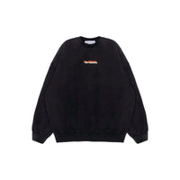 ANN ANDELMAN Black Logo Print Sweater | MADA IN CHINA