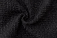 SOMESOWE Black Logo Stitched Coat | MADA IN CHINA