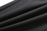 SOMESOWE Black Logo Stitched Suit Pants | MADA IN CHINA