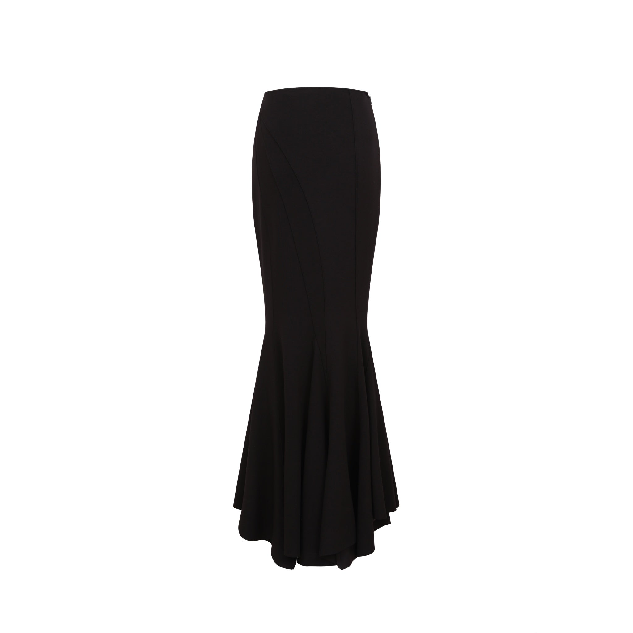 ELYWOOD Black Mid-Length Mermaid Skirt | MADA IN CHINA