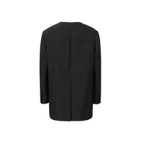 Ther. Black Patterned jacquard blazer | MADA IN CHINA