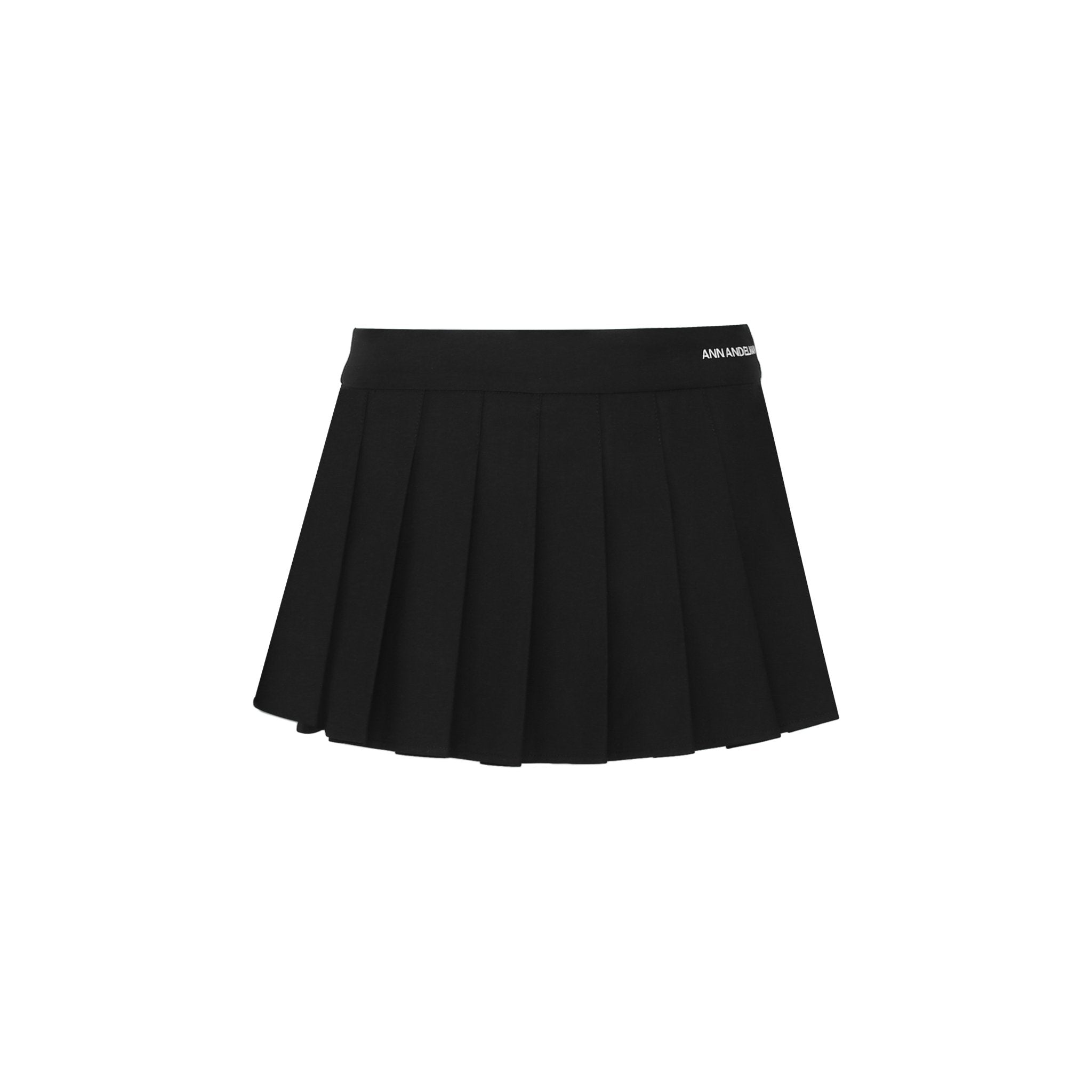 ANN ANDELMAN Black Pleated Short Skirt | MADA IN CHINA