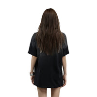 SOMESOWE Black Printed T-shirt | MADA IN CHINA